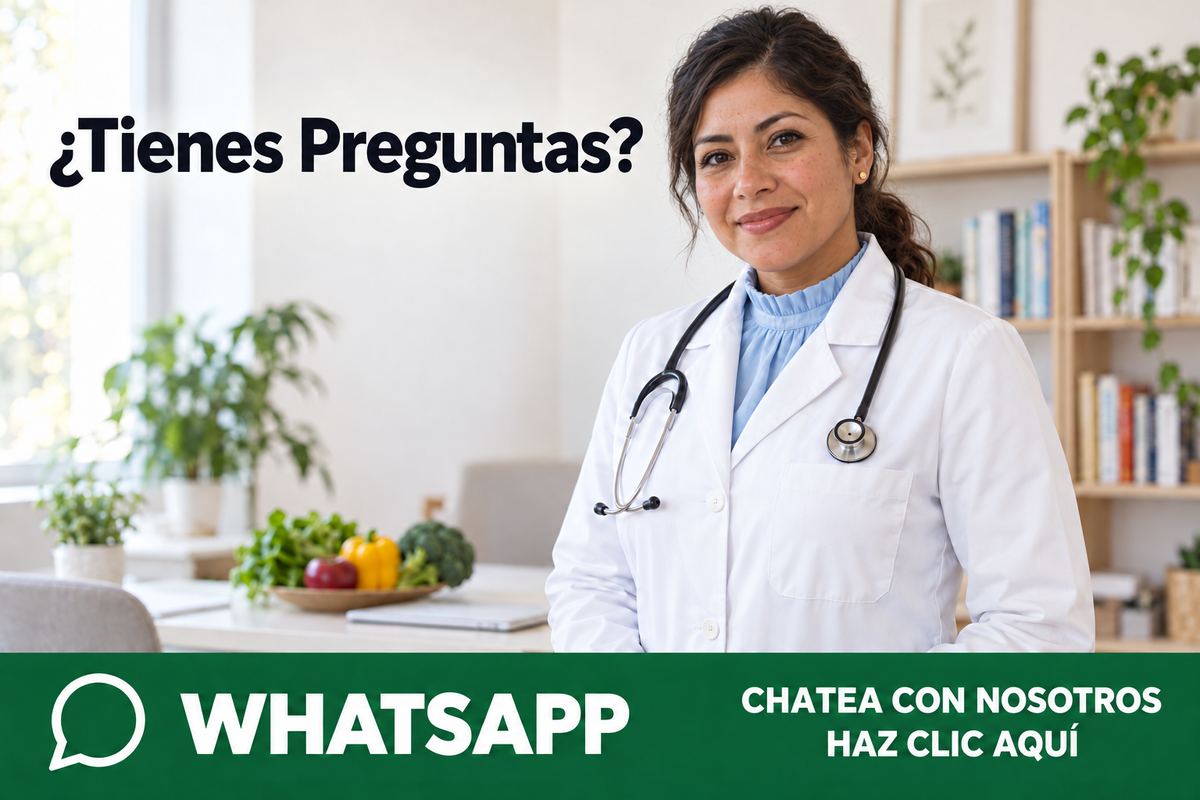 ¿Tienes preguntas? Chatea con nosotros por WhatsApp